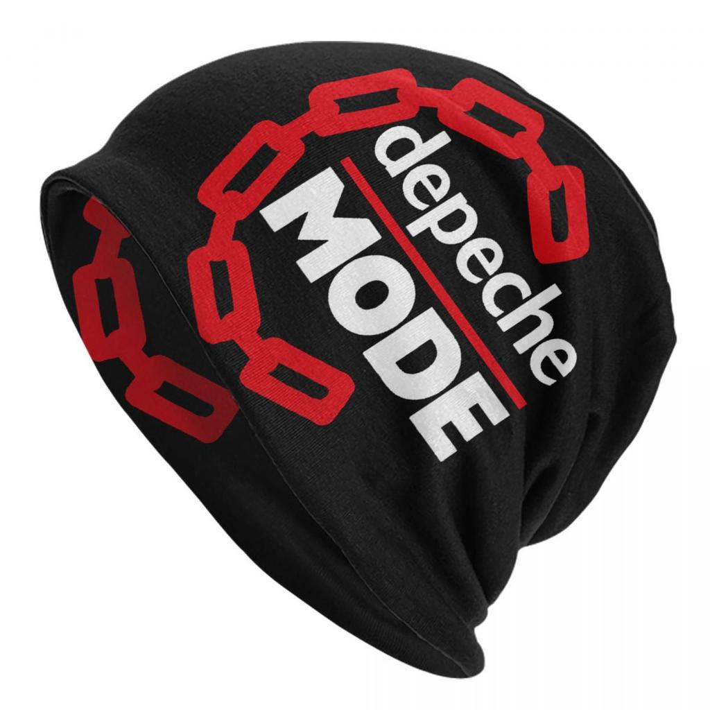 Custom Depeche Cool Mode Electronic Rock Beanie Cap Unisex Winter Warm Bonnet Femme Knit Hats Outdoor Skullies Beanies Caps