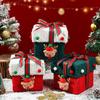 Christmas Creative Apples Gift Box Christmas Cookie Boxes Festive Snack Container Candy Christmas Eve Gift Decoration
