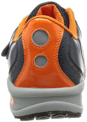 Nissin Rubber Hyper V #228 Work Shoes, Oil-Resistant, Non-Slip, Lightweight, with Toe Cap, Men's, Navy, Size 27.0
