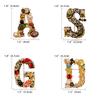 Vintage  Letter A D G S M Enamel Imitation Pearls Brooches Women Baroque Alphabet Initial Pins Wedding Jewelry