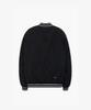 Supra Crown Boucle Embroidered Varsity Jacket (Black)