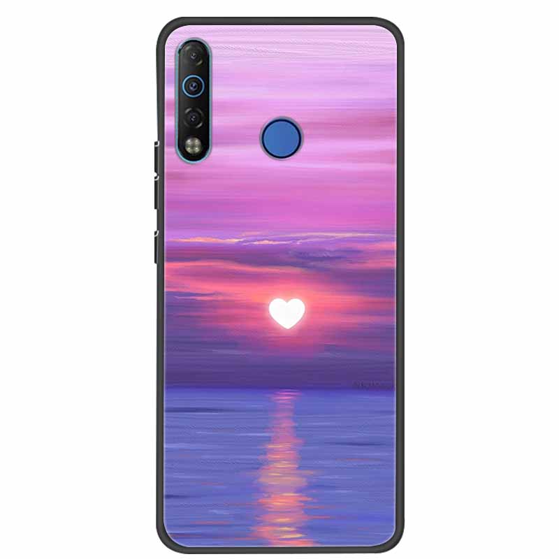 Case For TECNO Camon 12 Air Luxury Silicone Soft Shockproof TPU Back Cover for Tecno Camon 12 CC6 Case Camon12 Funda Love Coque