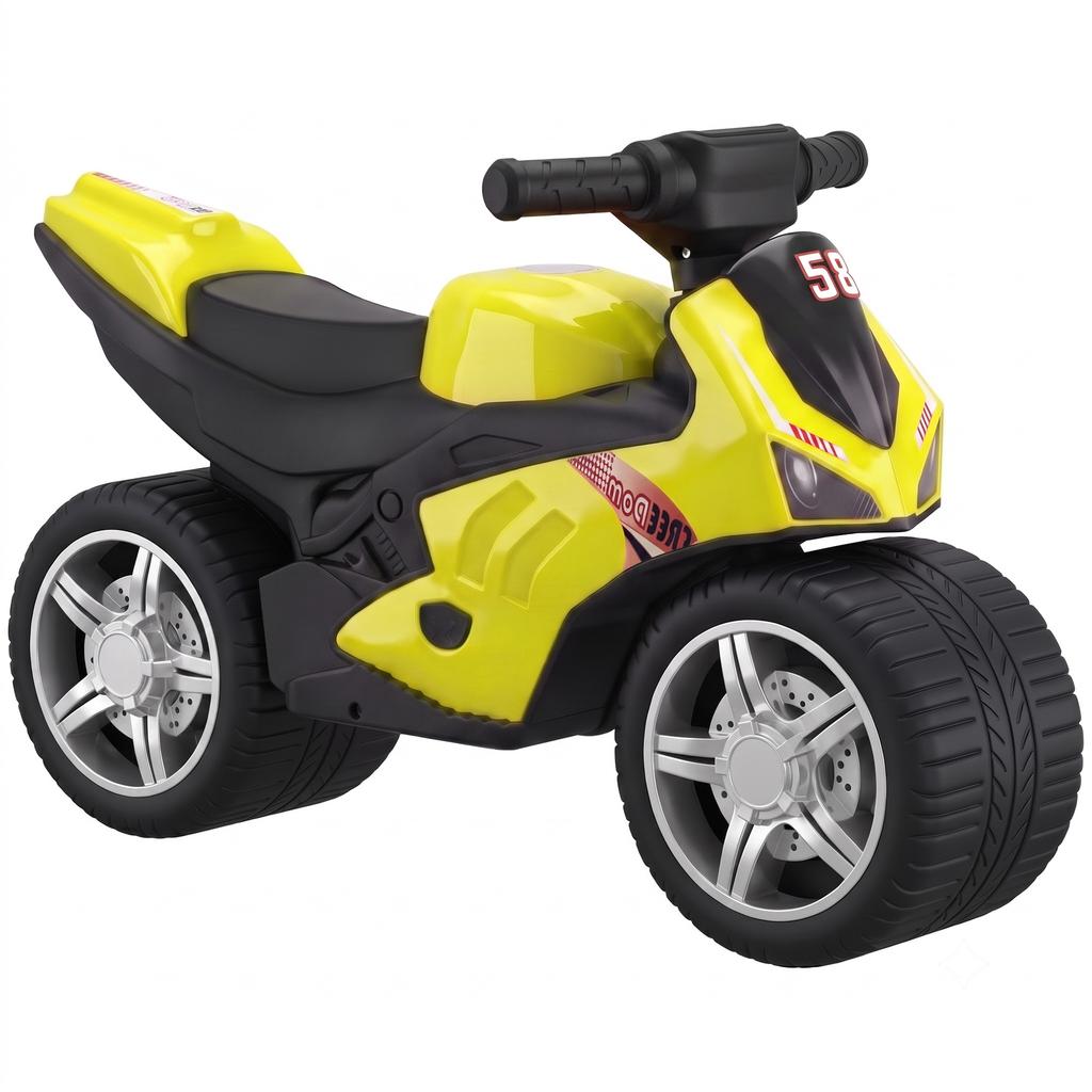 Children's Balance Bike, Music, Extra-Wide Wheels, Ages 18-36 Months, Green