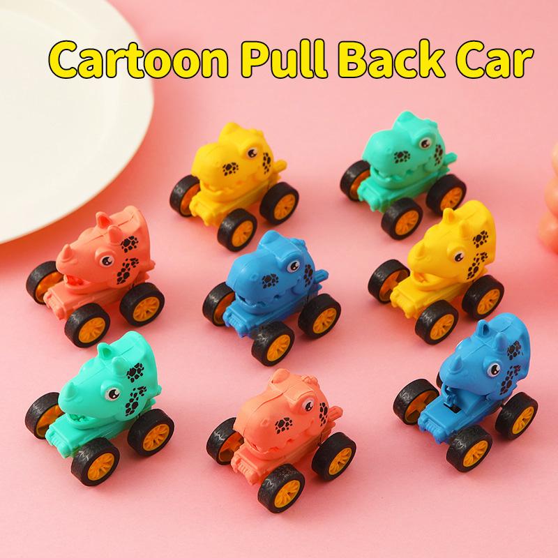 

10Pcs Mini Dinosaur Pull Back Cars Toy for Kids Birthday Party Favors Pinata Fillers Treat Bag School Prize Christmas Gifts