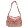 Stylish Retro Shoulder Bag For Women In Trendy Black White Pink And Gold Colors