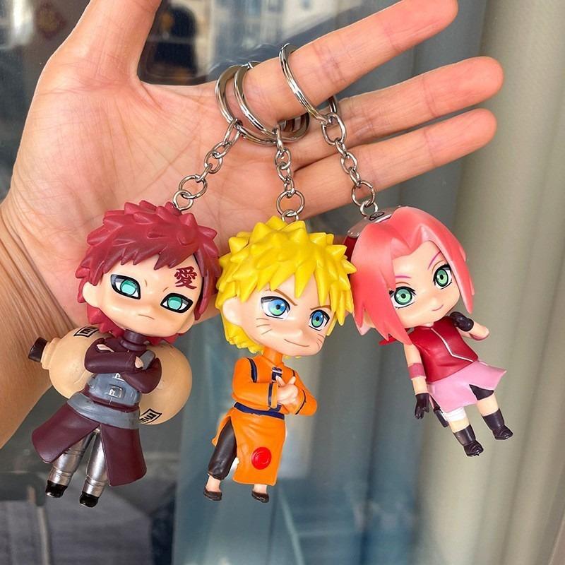Key Chain Ferret Hand-made Cartoon Resin Naruto Sasuke Pendant Schoolbag Doll Key Chain
