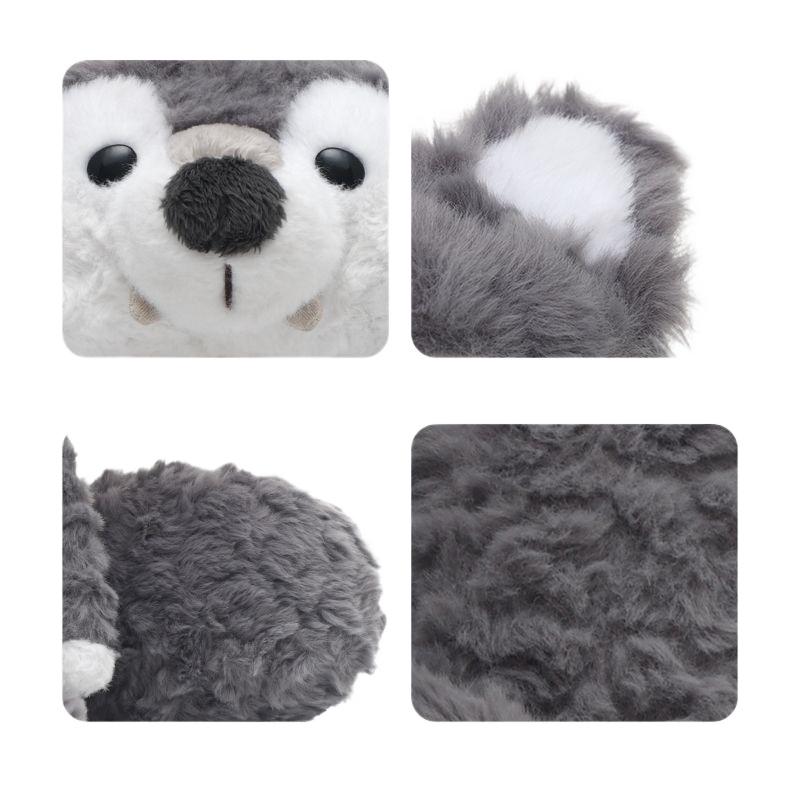 Doll New Little Gray Wolf Plush Toy Doll Gray Wolf Cute Doll Children's Doll