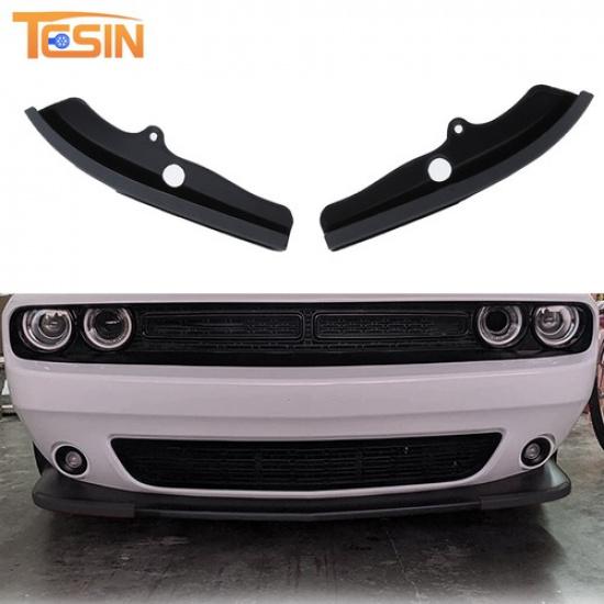 Front Bumper Guard Lip Protector Trim For Dodge Challenger Rt Gt Srt 2015+