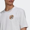 Adidas Originals Artist Tee Ss With Back Print Men Tops White HA4704