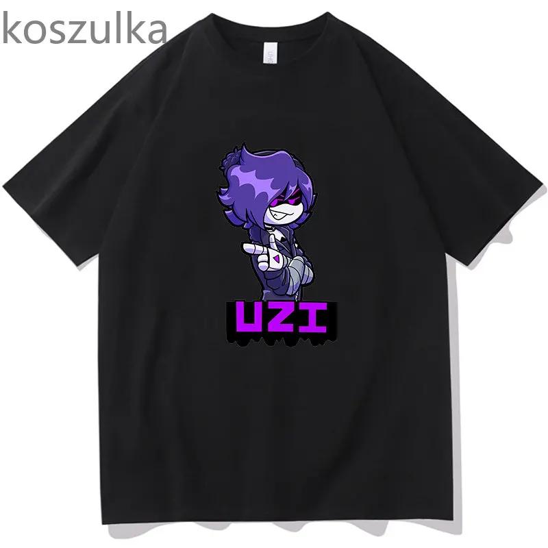 Anime %100 Pamuk MURDER DRONES Grafik Tişört Erkek Tişörtleri Kısa Kollu Günlük Harajuku Gömlekleri Yaz AB Beden Kısa Kollu