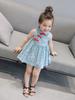 Kids Girls Chinese Style Cute Flower Print Dress Vintage Cheongsam Dresses Qipao Baby Clothes