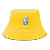 Bucket Hat With Cute Cat Print , Dog Claw Pocket Fisherman Cap Solid Color Wide Brim Unisex Basin Hat