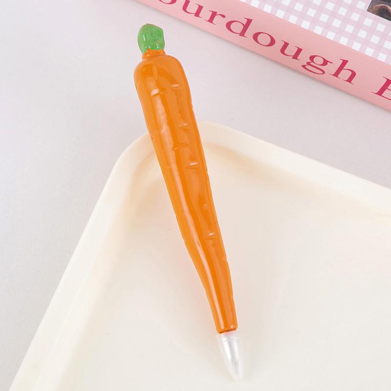 Sevimli Karikatür Meyve Sebze Şekilli Kalem Yaratıcı Okul Ofis Jel Kalemler Hediye Malzemeleri Kırtasiye