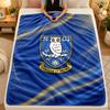 Flannel BlanketSheffield Wednesday Warm Soft Throw Blanket for Indoor Sofa Bed Living Room Use