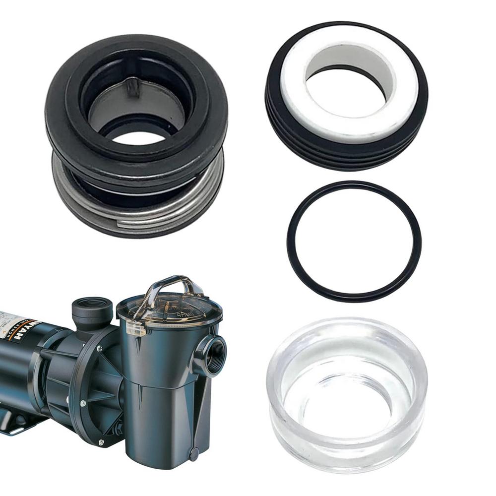 Zestaw uszczelnień wału pompy spa 4 szt. Wymienne uszczelnienie wału basenu/spa Wytrzymałe PCV Części zamienne do pompy wody jacuzzi ogrodowej