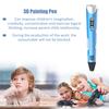 Digital Display Intelligent 3D Printing Pen High Temperature 3D Graffiti Painting Pens with USB Cable