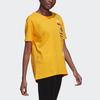 Adidas Performance Athletics Pack Graphic Round Neck Cotton Soft Short Sleeve T-Shirt Women T-Shirts Active-Gold ED6185