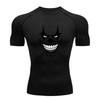 Men's Compression Athletic T-Shirt, Evil Grinning Clown Prin
