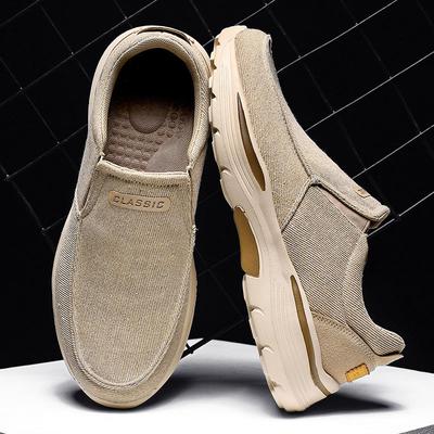 Men's Casual Shoes Canvas Breathable Loafers Men  New Male Comfortable Outdoor Walking Shoes Classic Loafers Men Sneakers