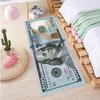 US Dollar Bedroom Personalized Creative Warmth Carpet Rectangular Overlooking Window Balcony Bedside Rug Home Decoration