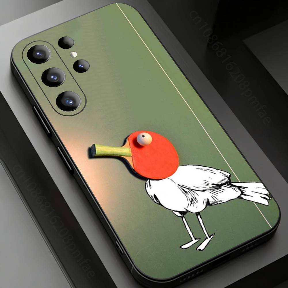 Sport Ping Pong Phone Case for Samsung Galaxy S20,23 Ultra S24,22 Plus S25,26,21FE TPU Cover