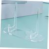 1-11pc Transparent Display Stand Acrylic Badge Pins Multi-functional Holder Desktop Medal Photo Card Display Stand Daily Rack