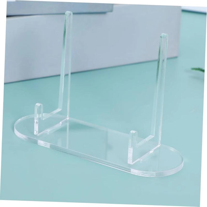 1-11pc Transparent Display Stand Acrylic Badge Pins Multi-functional Holder Desktop Medal Photo Card Display Stand Daily Rack