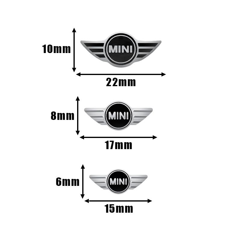 Car Key Emblem Stickers Auto Control Key Logo Car Accessories for MINI F55 F56 R60 R59 R58 WORKS One Cooper JCW 2023 R57 R56 R55 Pwaxk99