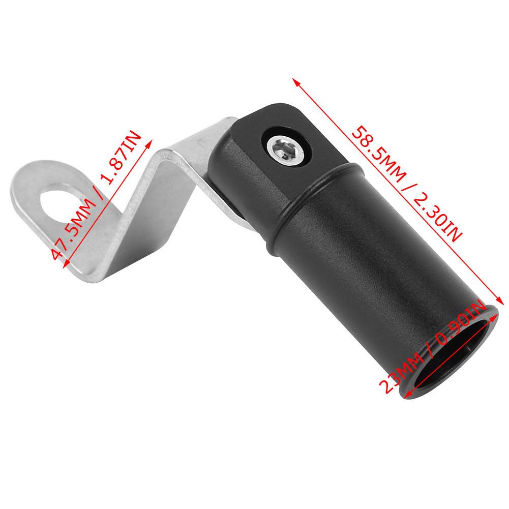 Motorcycle Bracket Adapter Handlebar Rrview Aluminum Mirror Fixed Holder