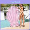 Environmental Pvc Material Pink Pearl Adult Floating Mat Cross-border Best-selling Large Cushion Swim Ring