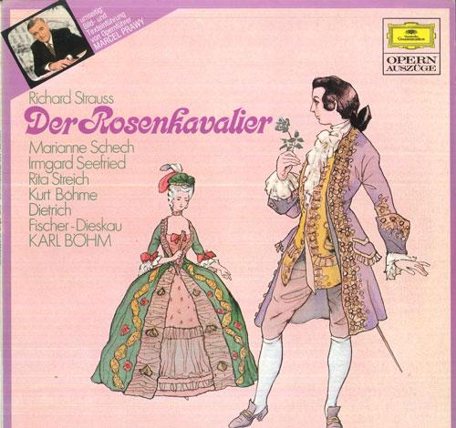 LP Record KARL BOEHM, SACHSISCHE STAATSKAPELL - R Strauss Der Rosenkavalier - Opern 2537013 DEUTSCHE GRAMMO Germany Classical Used