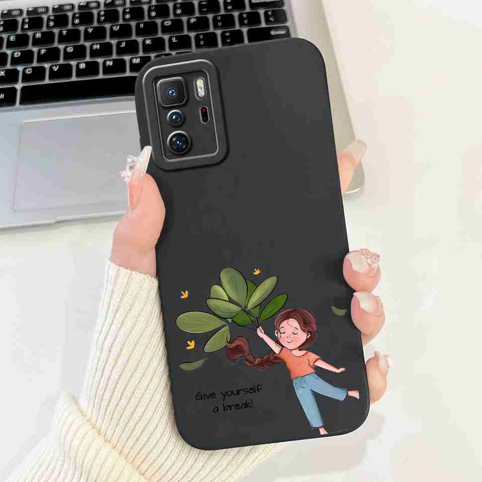 For  Xiaomi Redmi Note 10 Pro China Case Cute Cartoon Girl Cover Soft Silicone Phone Case For Xiaomi POCO X3 GT X3GT Full Bumper