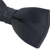 Black Satin Slim-fit Bow Tie Bc00035