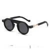 Vintage Mens Round Sunglasses With Uv400 Protection For Fashionable Streetwear