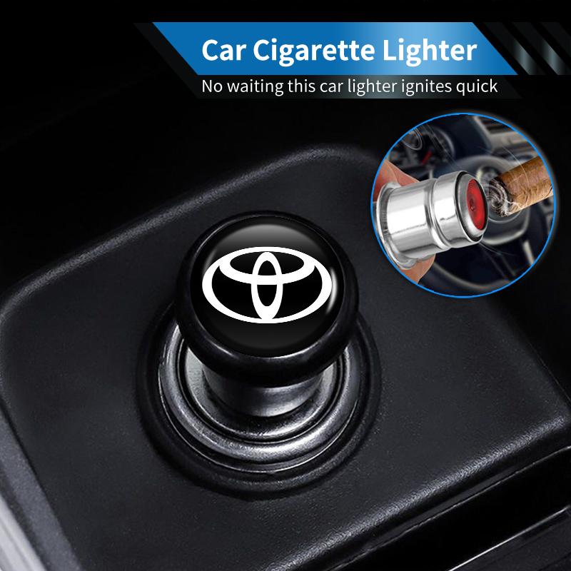 CKS1 Car Cigarette Lighter Cover 12V Lighter Plug Socket For Toyota Corolla Yaris Camry Prius RAV4 CHR Hilux Aygo Avensis Accessories