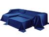 Mycopuela Large Multi-Cover Dust Cover Bed Cover Sofa Cover Furniture Dust Cover Cloth Navy Blue 2*2.4