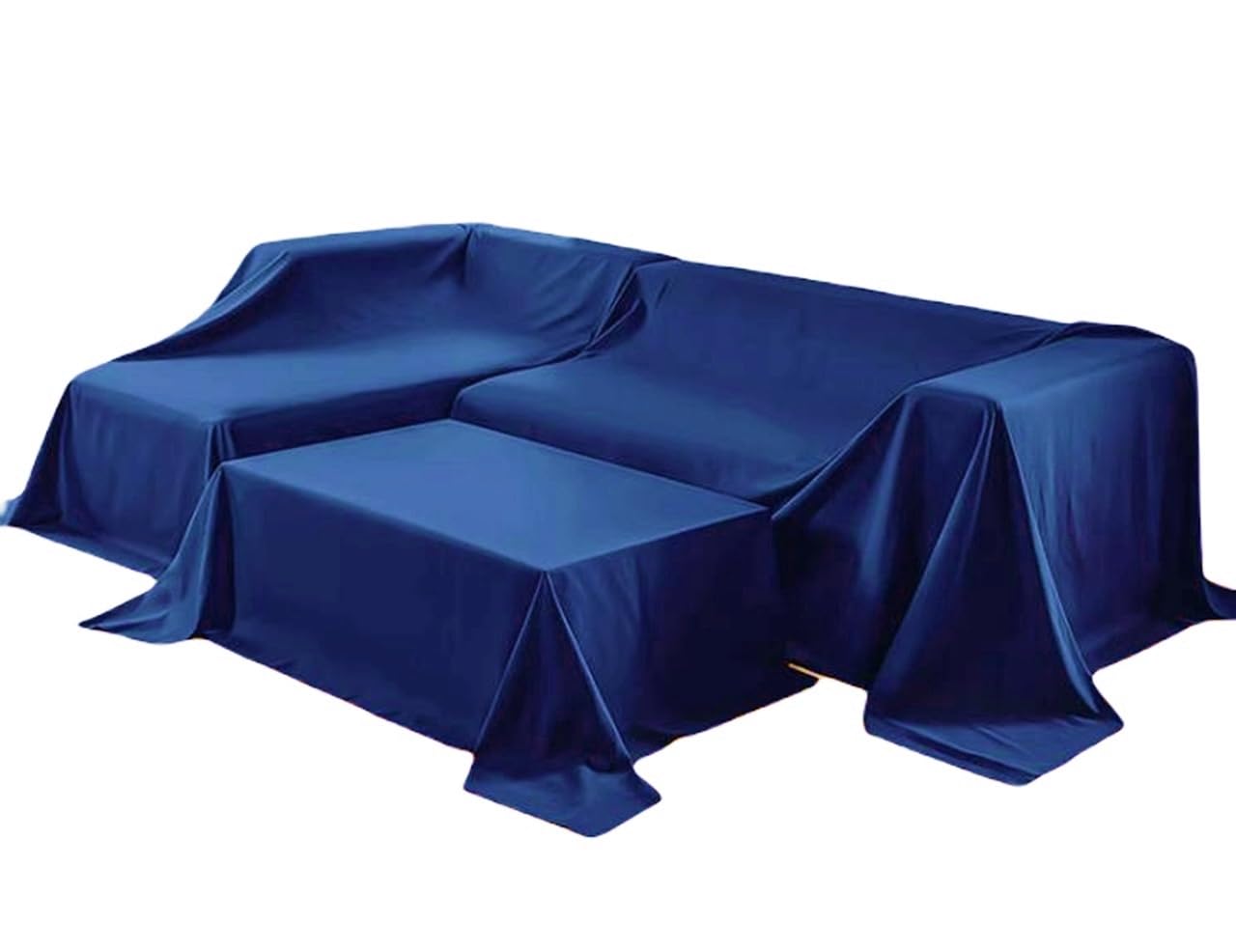 Mycopuela Large Multi-Cover Dust Cover Bed Cover Sofa Cover Furniture Dust Cover Cloth Navy Blue 2*2.4