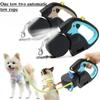 Portable Rotating Pet Leash Double End Leash Light Retractable Roulette Walking Supplies Outdoor Automatic Charging with Light Retractable Pet Leash