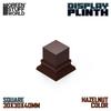 Green Stuff World Display Square 3cm x Hazelnut Hobby Stand, Pillar, 3cm, Brown, Accessory, GSWD-5804