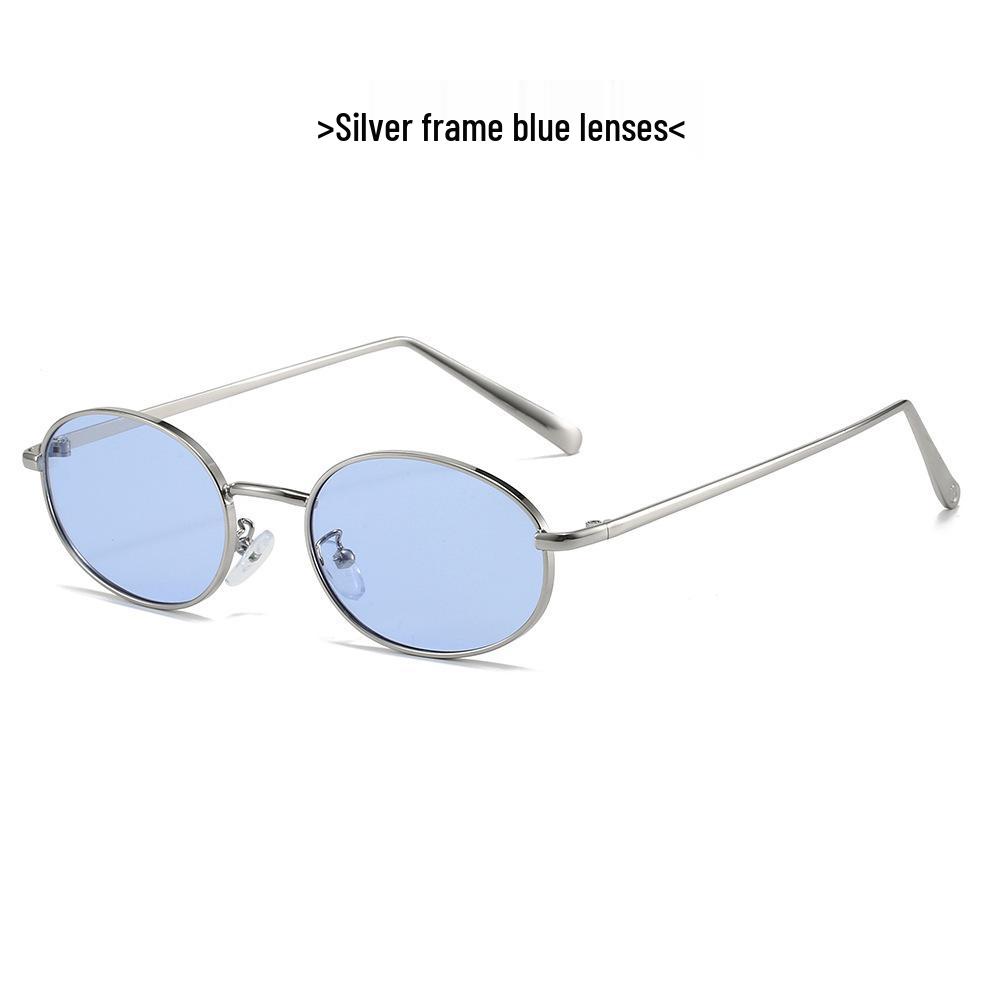 2025 Unisex Japanese-Style Metal Round Sunglasses: Retro Trendy Small Frame for Women