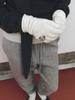 REPLAIN Cashmere Blend Rose Gloves_Ivory