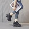 Women's Height-Increasing Dad Sneakers: 8cm Thick Sole, Breathable, Trendy, Casual Sports Shoes for Autumn (A8382)