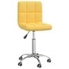 Day and Night - Day and Night Mustard Yellow Fabric Swivel Dining Chair