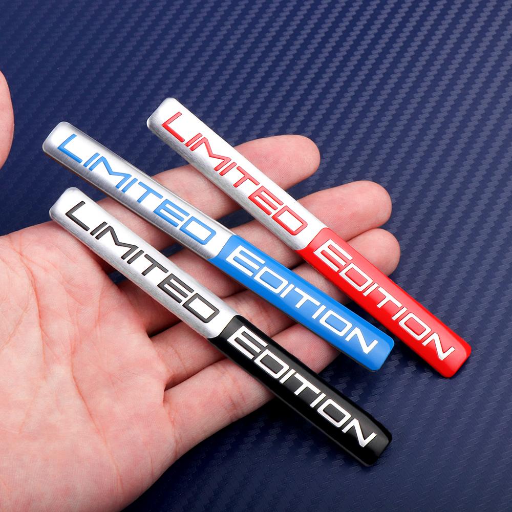 2Pcs 3D Metal Aluminum Car Body Side Fender Limited Edition Emblem Sticker Auto Decoration for Axela Atenza CX-3 CX-5 CX-8 MS