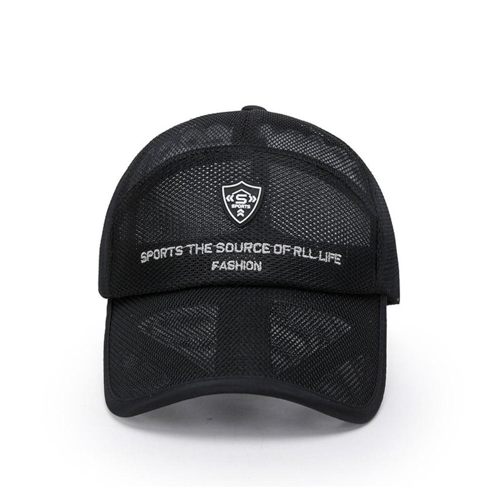 Full Mesh Summer Baseball Cap Adjustable Outdoor Sports Hats  For Man Women Unisex