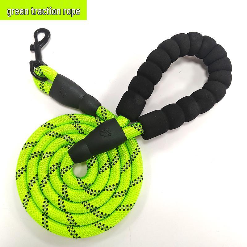 Langlebige reflektierende Nylon-Hundeleine - Explosionsgeschützt, Verschleißfest, Nachtsicher