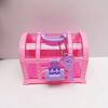 Pink/Purple Kids Jewelry Box With Lock Treasure Chest Mini Box Cute Makeup Box  Kids Toy