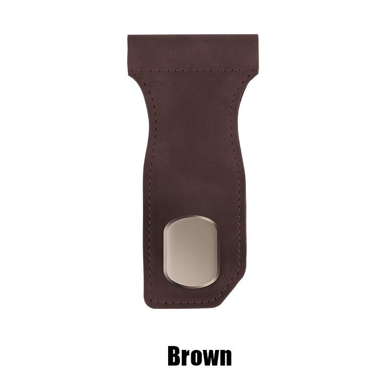 

Крючок для автомобиля из искусственной ПУ кожи, скрытый металлический крючок, высокая грузоподъемность, оснащен аксессуарами для организации заднего сиденья коричневый