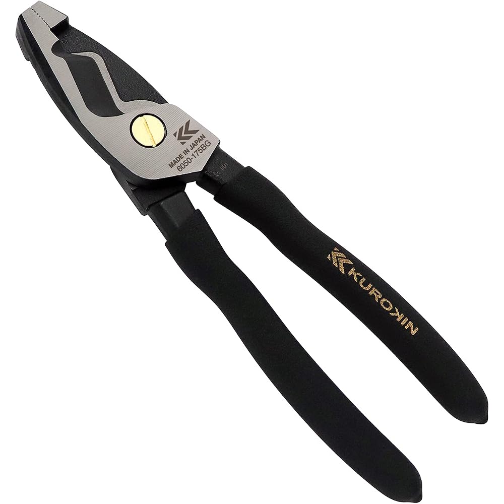 Fujiya (Fujiya) cable pliers, black gold, 175 mm, 6050-175BG
