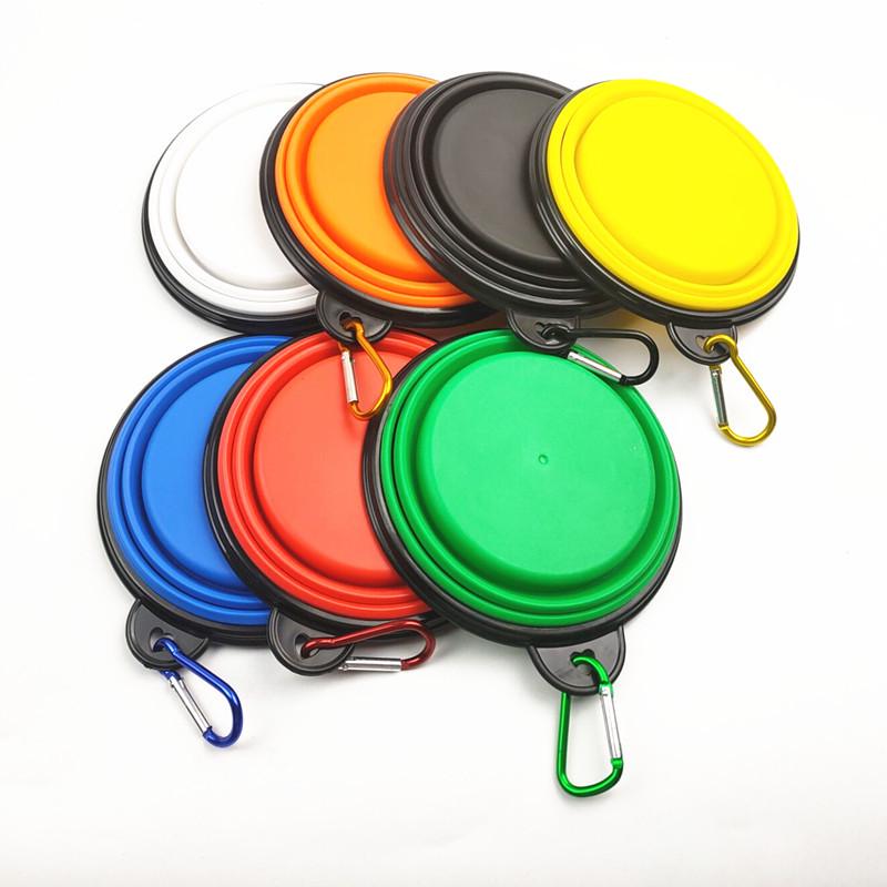 Collapsible Silicone Travel Bowl for Pets - Portable Food Bowl for Dogs & Cats